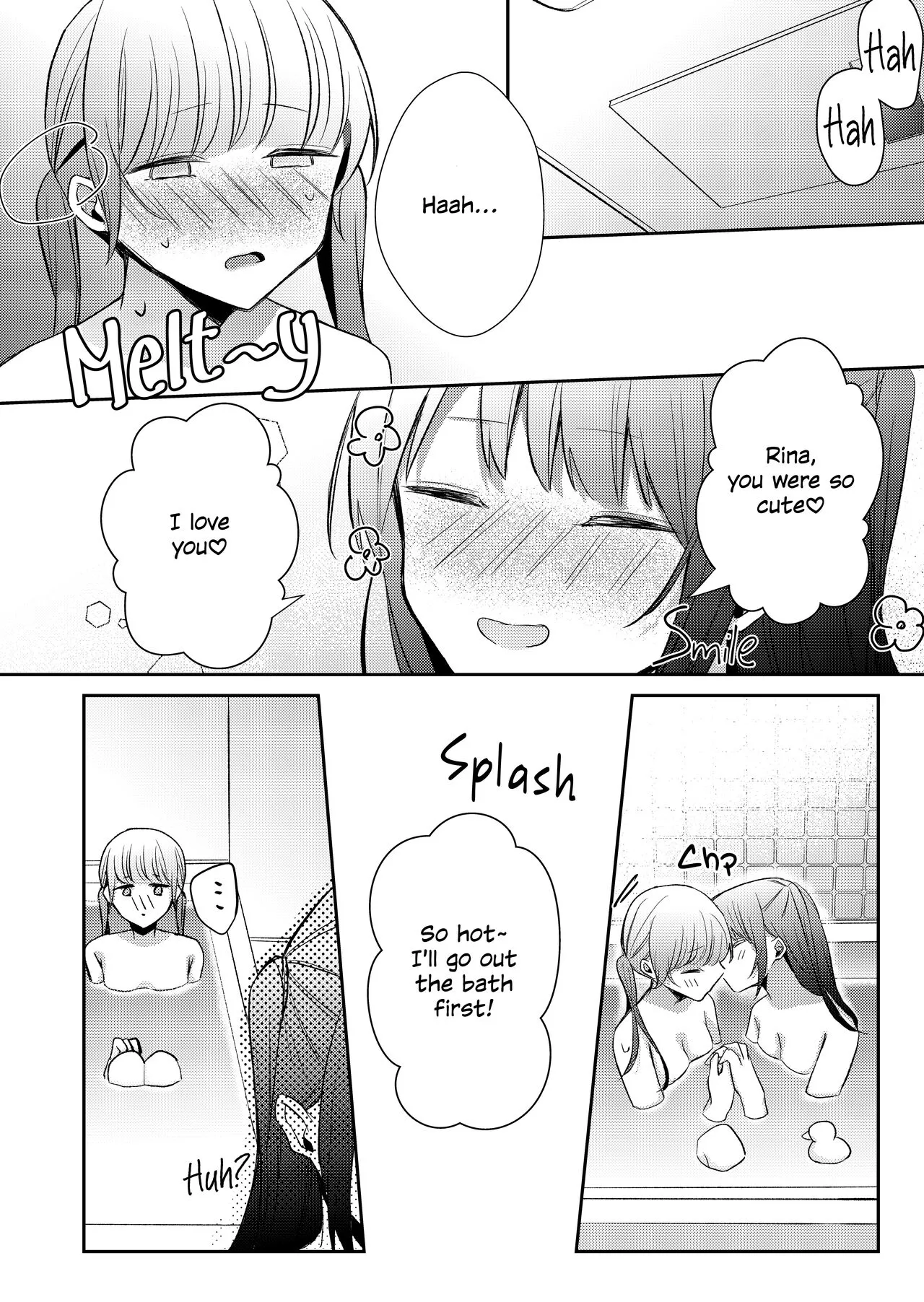 Tsukiattenai Futari ga Ofuro de  Ecchi na Koto Suru Hanashi |  A Story of Two Girls Who Are Not Dating Having Sex in the Bath | Page 24