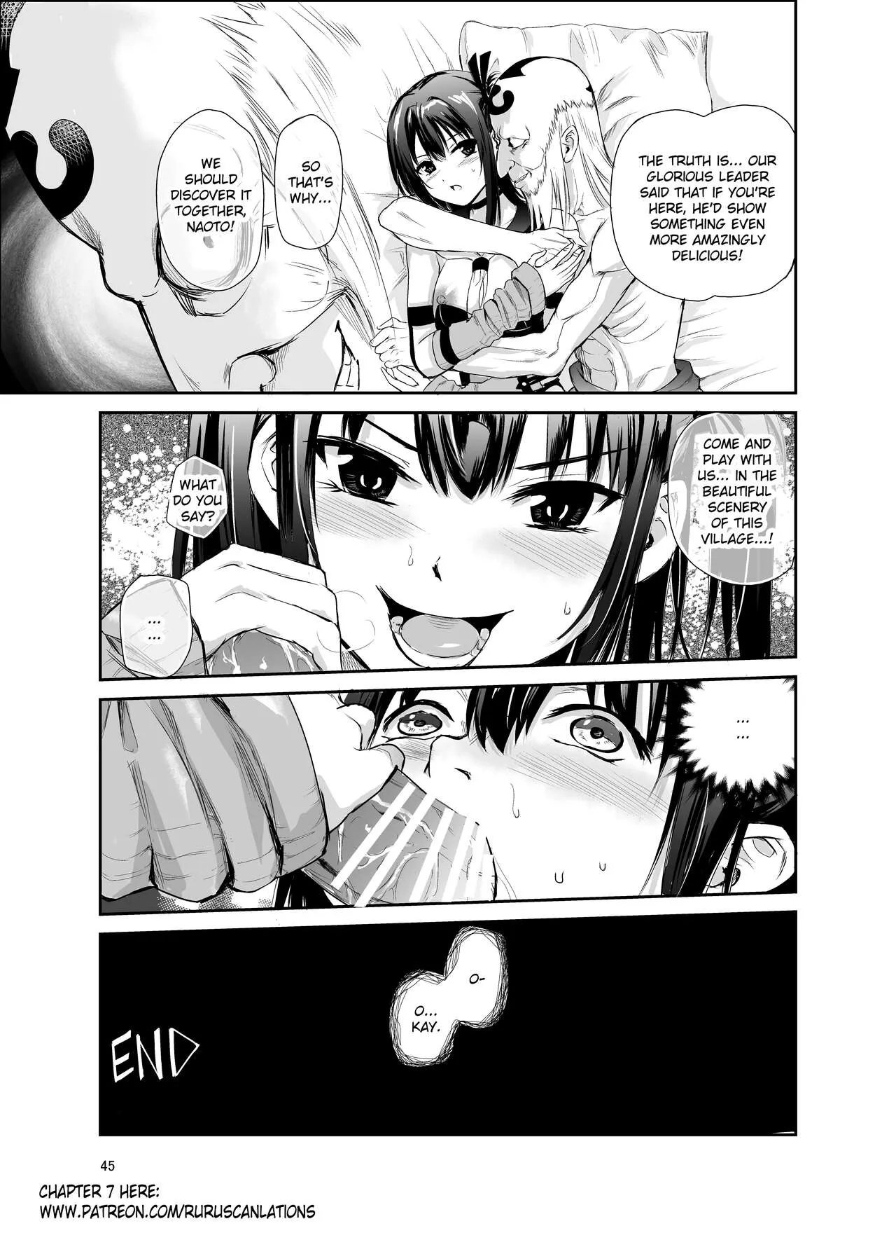 Tsuyagari Mura 6 ~Kareshi o Mamoru Tame Hikyou no Mura de Kyousei Gohoushi & NTR Sex~ | Page 44