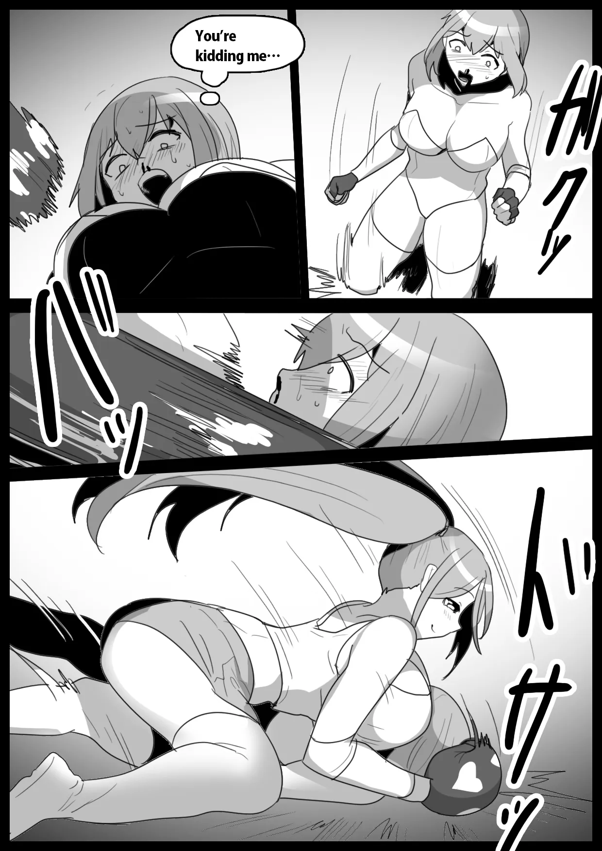 Akogare no Senpai no Mae de, Kouhai Wrestler ni Kaeriuchi ni Sare, Kutsujokuteki ni Make o Mitomesaserareta Hanashi. | Crushed by her Kouhai: Defeated and Disgraced before her Beloved Senpai | Page 18