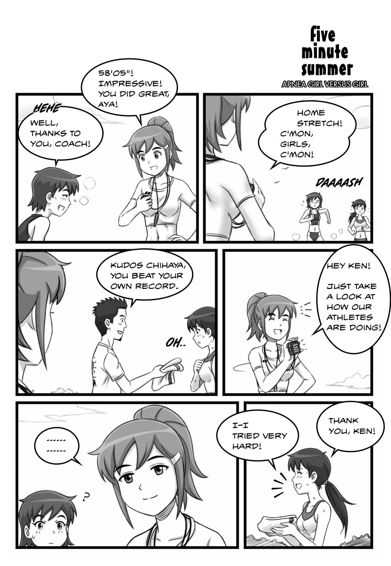 Apnea Girl Versus Girl | Page 107