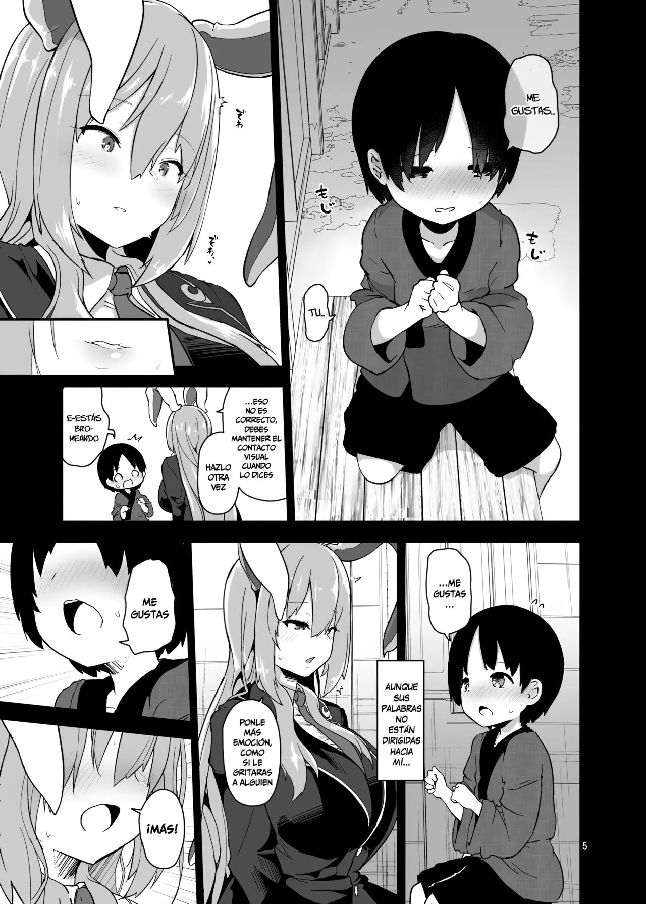 Saitei de Dou Shiyou mo Nai Usagi no Onee-san - A bad rabbit singing a hymn. | La hermana coneja reprensible | Page 5