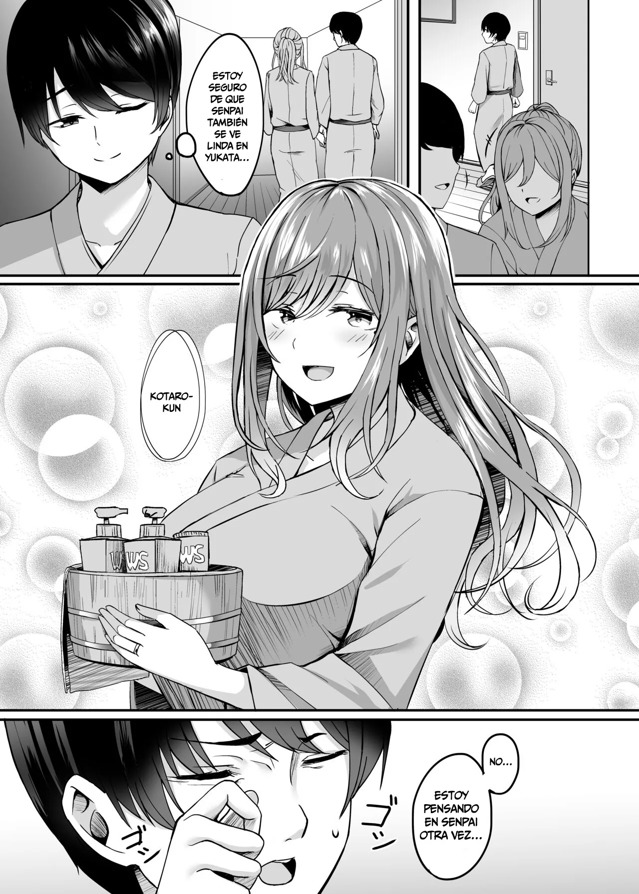 Hitozuma to Onsen to. | Una Mujer Casada en Una Fuente Termal | Page 6