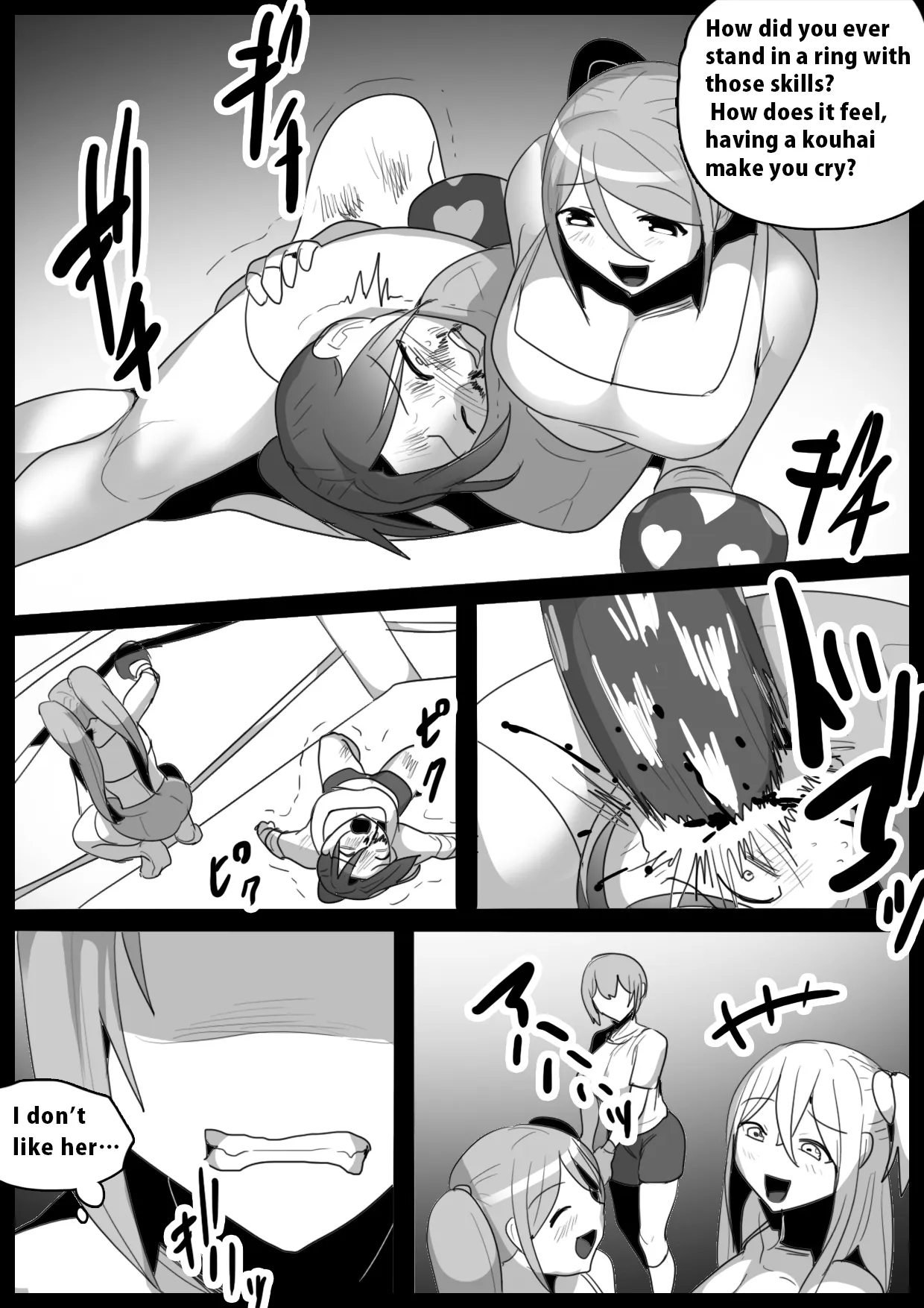 Akogare no Senpai no Mae de, Kouhai Wrestler ni Kaeriuchi ni Sare, Kutsujokuteki ni Make o Mitomesaserareta Hanashi. | Crushed by her Kouhai: Defeated and Disgraced before her Beloved Senpai | Page 14