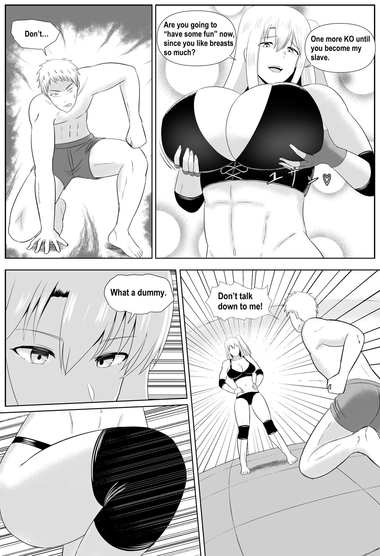 Taiman! -Saki-chan ni Maketakunai!- | Taiman! I Can't Let Saki Beat Me! | Page 3