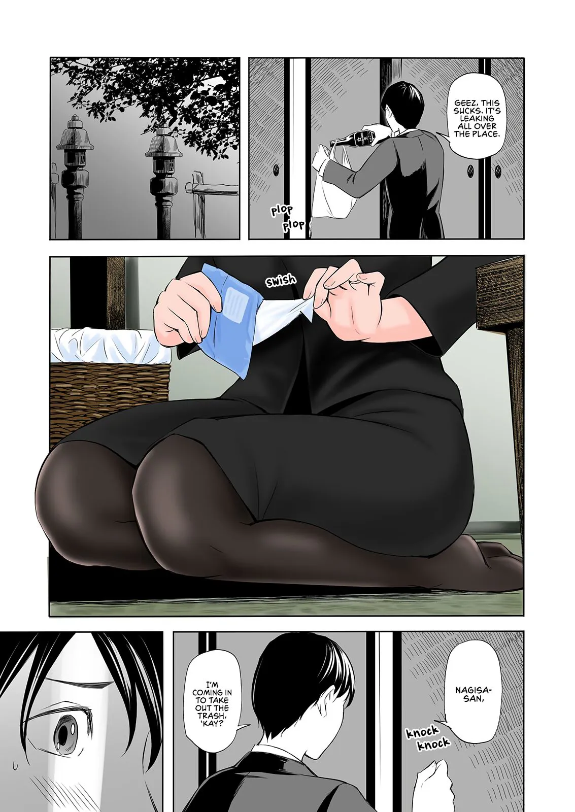 Mofuku Miboujin no Erohon desu | This is a Fap Book ft. a widow in her mourning dress | Page 3