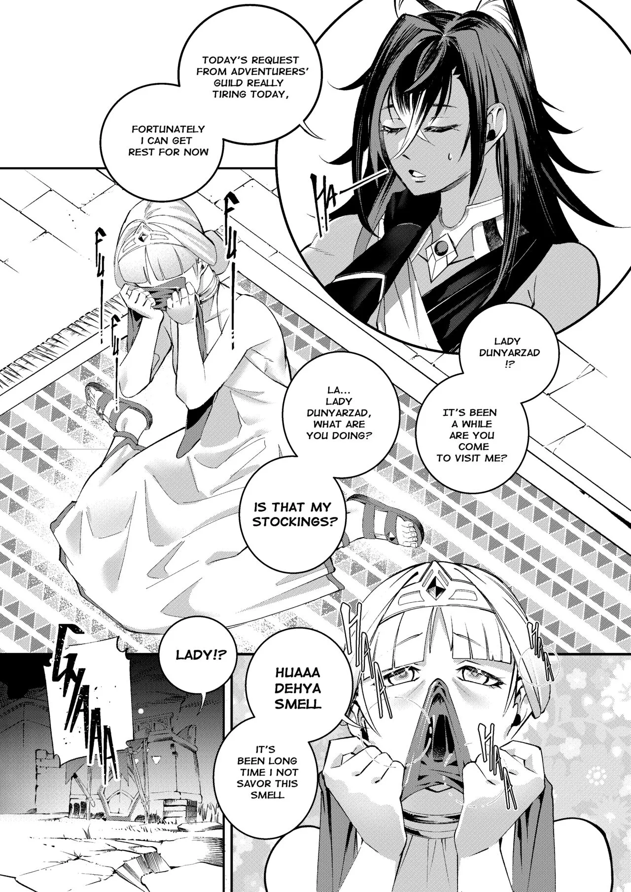 [Xx2Iro] Dehya X Dunyazard (Genshin Impact) [English]'s first page