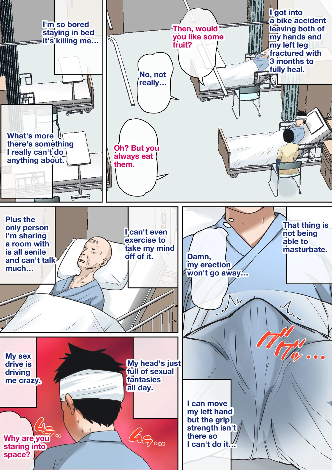 Nyuuin-chuu no Muramura wa  Okaa-san de... | Mom Looks After Me in the Hospital | Page 3