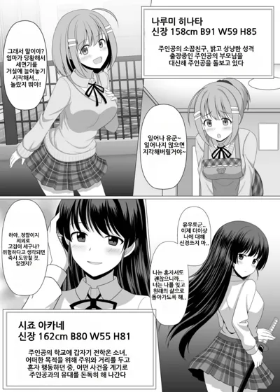 Nouryoku Battle-kei Manga de Osananajimi ga Teki ni Ayatsurareru Hanashi | 이능력 배틀 만화에서 소꿉친구가 적에게 조종당하는 이야기's main title page