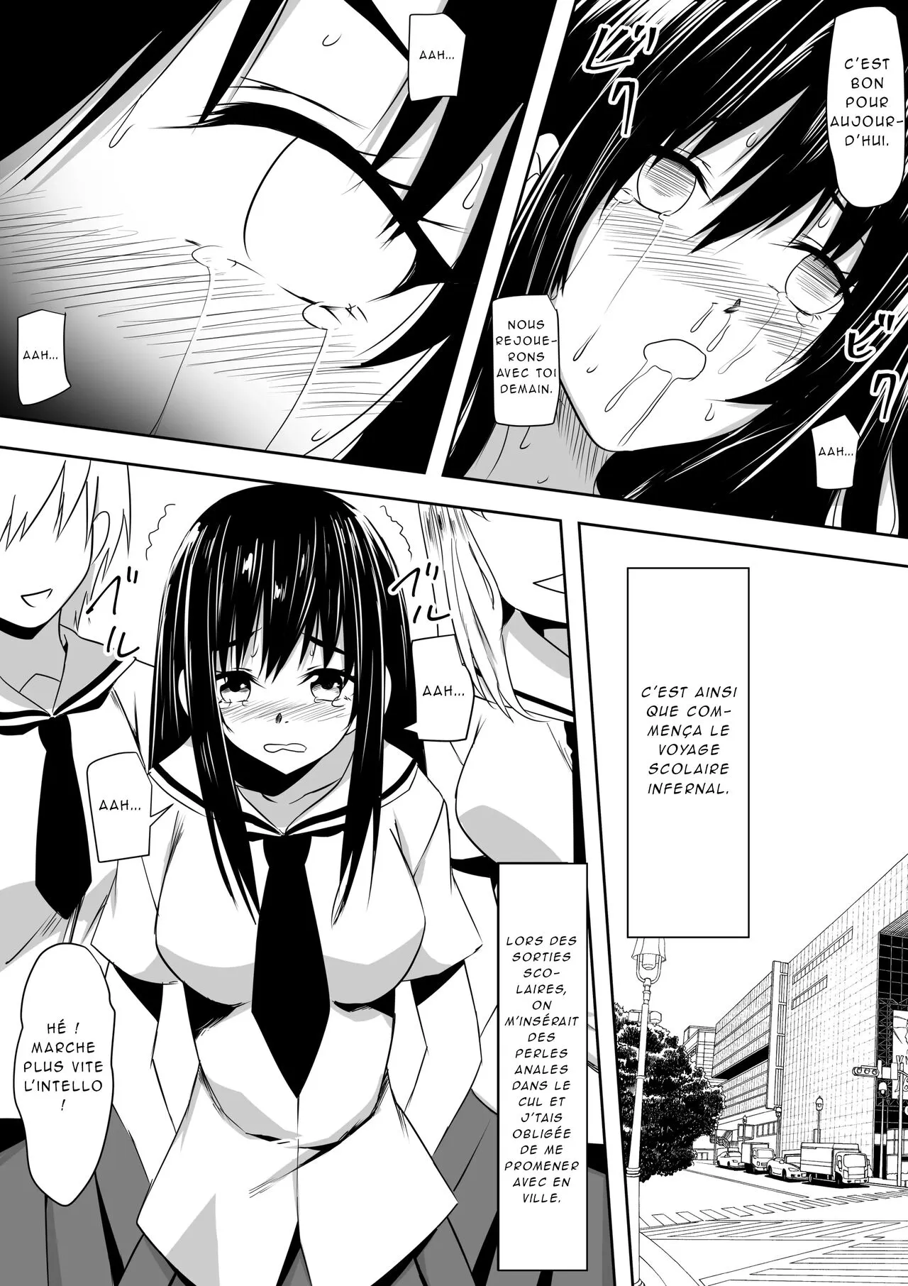 Tenkousei Hentai SM Ijime | Une étudiante transférée a subi un supplice SM pervers | Page 19