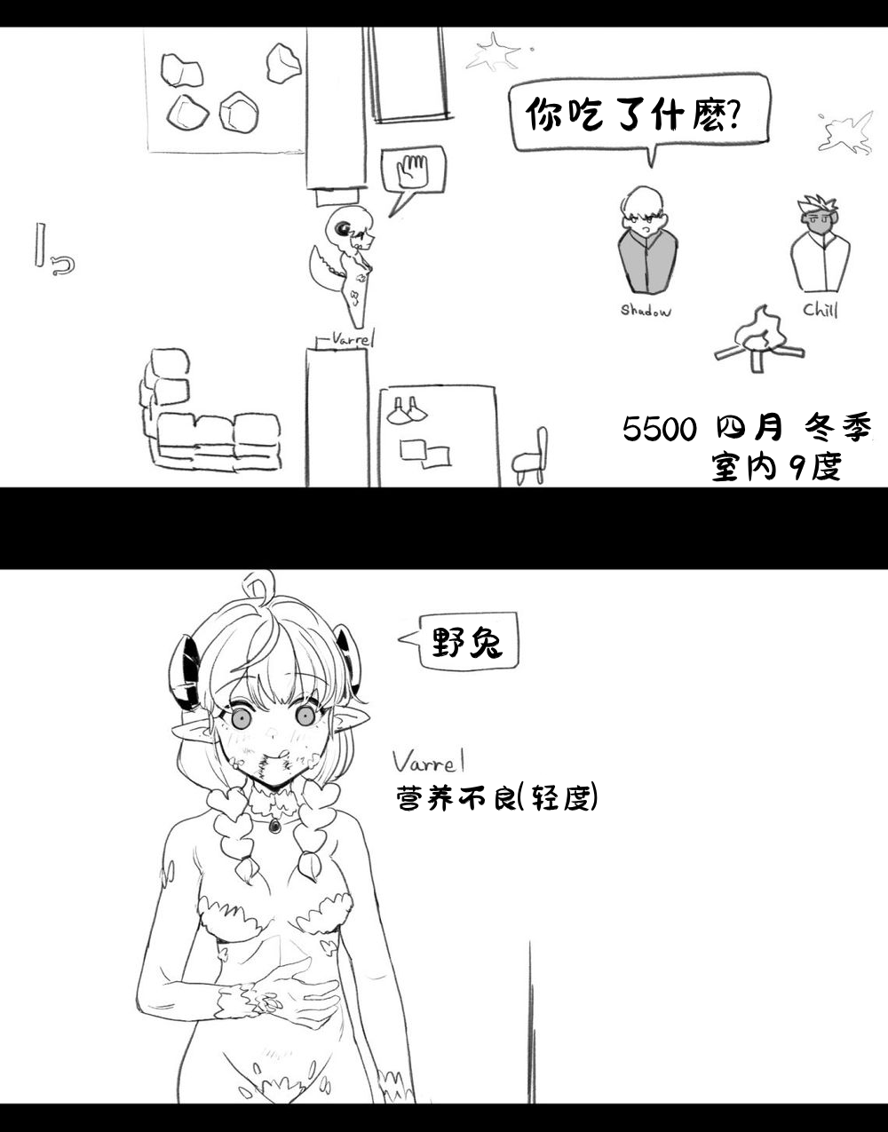 림월드 생존일지 -2- ｜龙人坏女孩 -02-【Rimworld漫画】 | Page 6