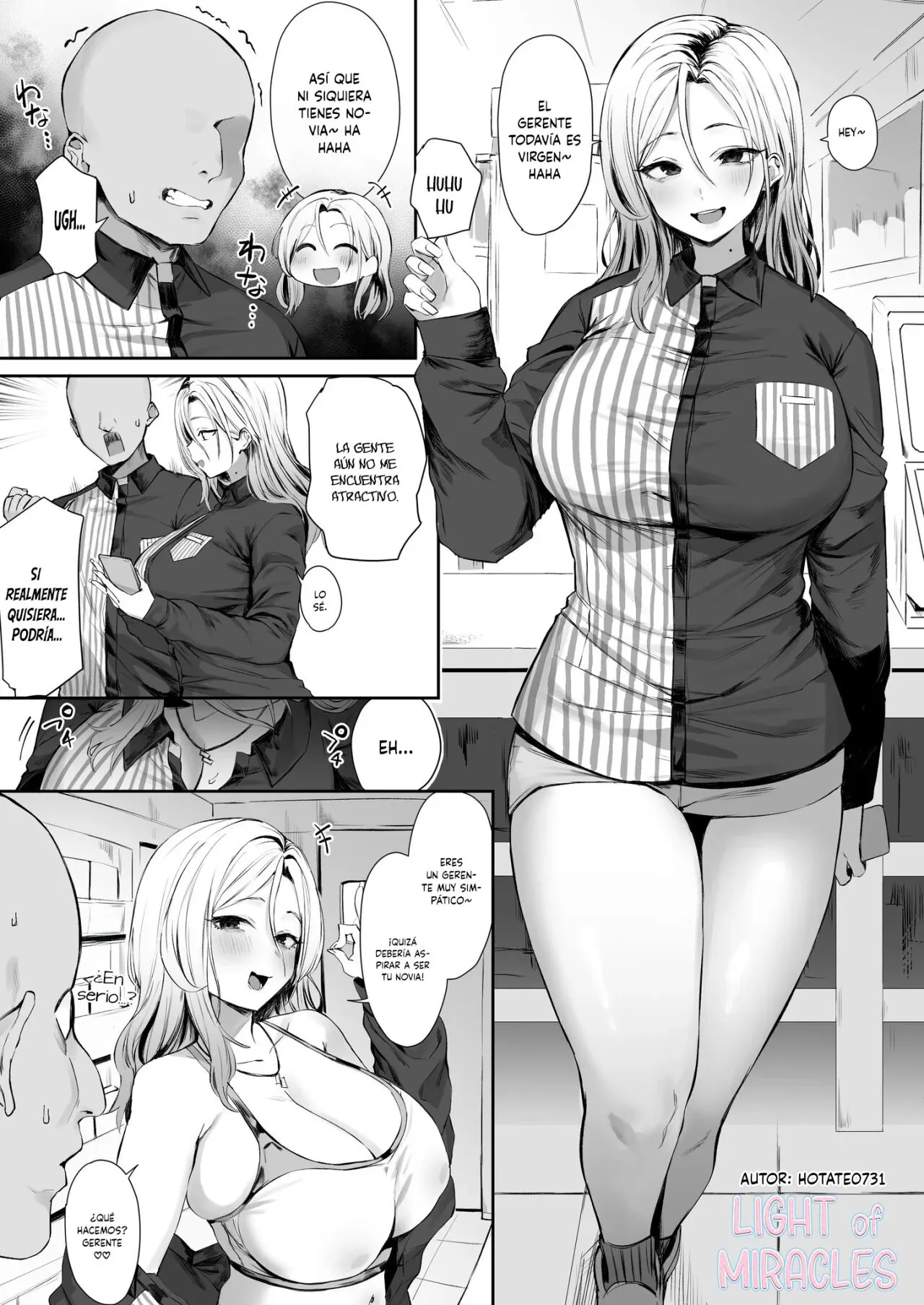 [Hotate-chan] Nikushoku-kei yuru Fuwa Gyaru [Spanish]'s first page