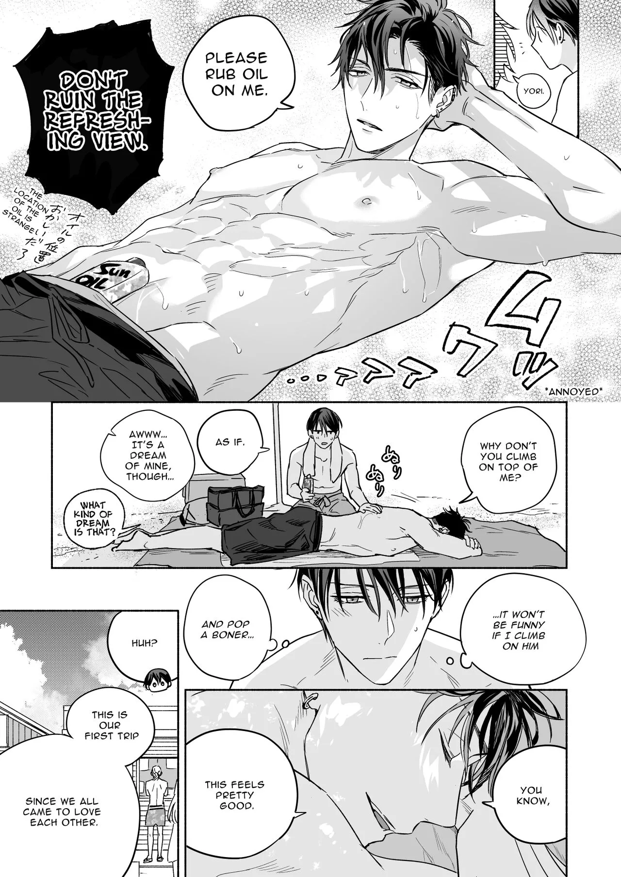 Tachi to Neko Docchi ga Ii no? 3 ~Soto demo Nakayoku Mitsudomoe~ | Top or Bottom? 3 ~Vacation 3-way Sex~ | Page 11