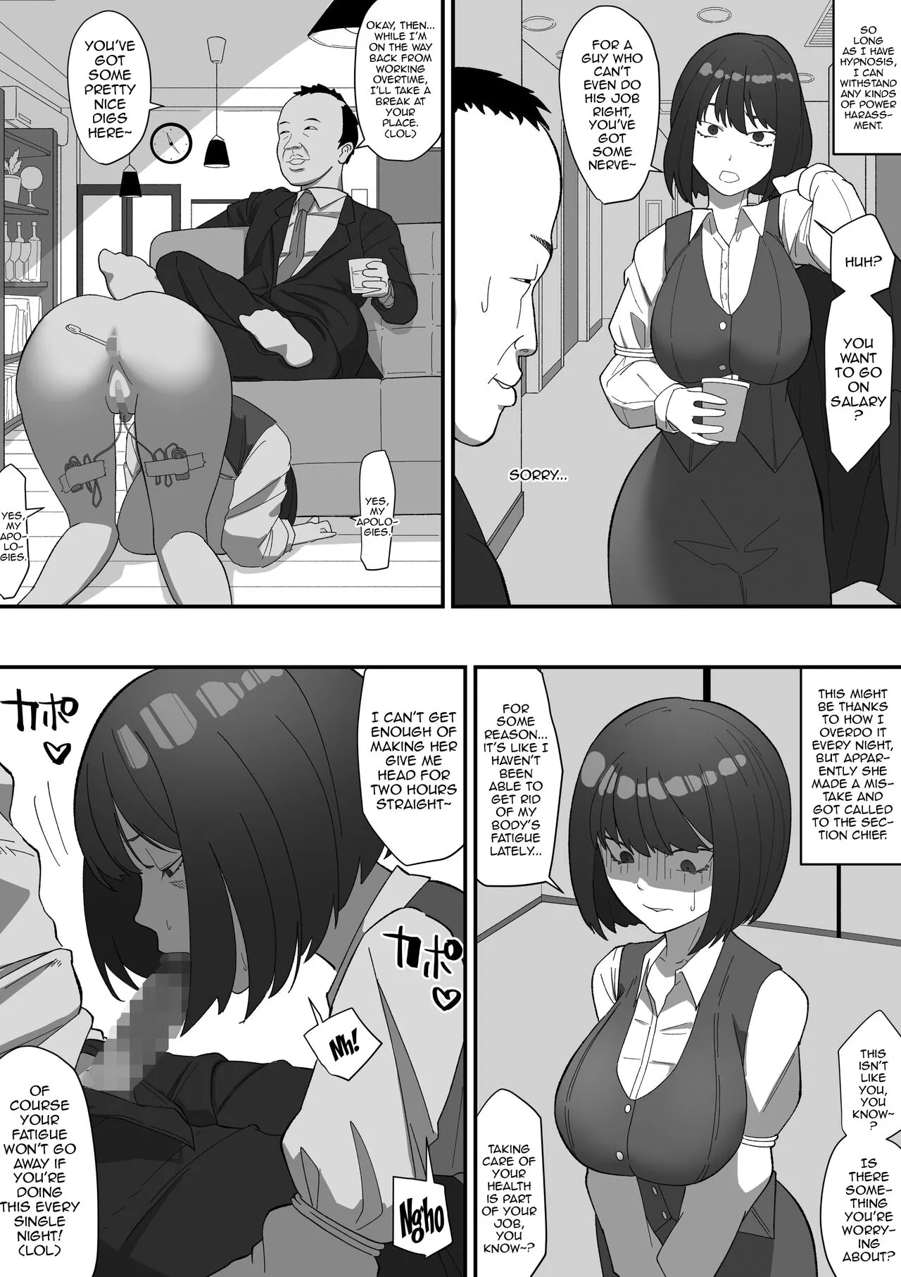 Saimin PoweHara Onna Joushi | Hypnotizing My Abusive Female Boss   | Page 8