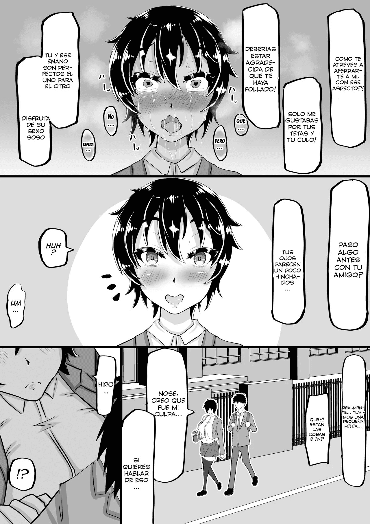 Furin Chuudoku ni Natta Kanojo wa Yori Tsuyoi Shigeki o Motomete Netorare Douga o Kareshi ni Okuru | Una novia adicta al sexo, envia un video engañando a su novio en busca de mayores placeres | Page 44