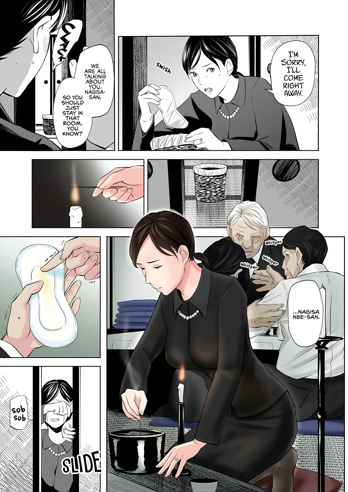 Mofuku Miboujin no Erohon desu | This is a Fap Book ft. a widow in her mourning dress | Page 5