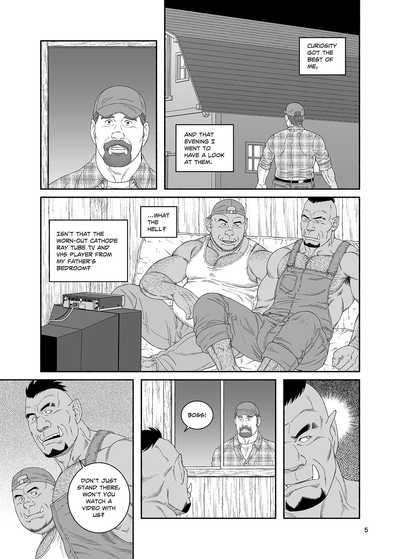 Tagame Gengoroh] B.S.B. Big Sir's Bitches : A Farmer - In the Case of Ted Sterling | Page 6