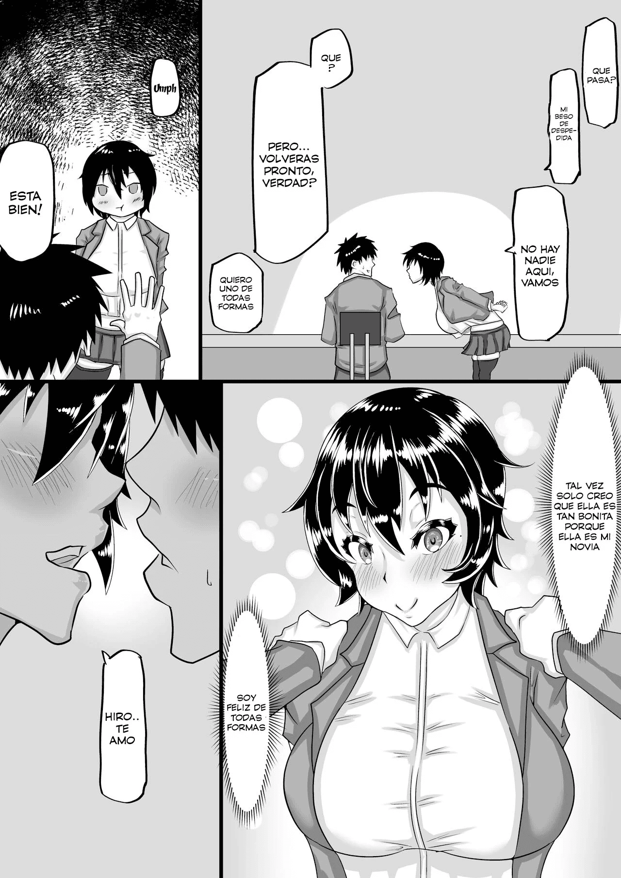 Furin Chuudoku ni Natta Kanojo wa Yori Tsuyoi Shigeki o Motomete Netorare Douga o Kareshi ni Okuru | Una novia adicta al sexo, envia un video engañando a su novio en busca de mayores placeres | Page 39