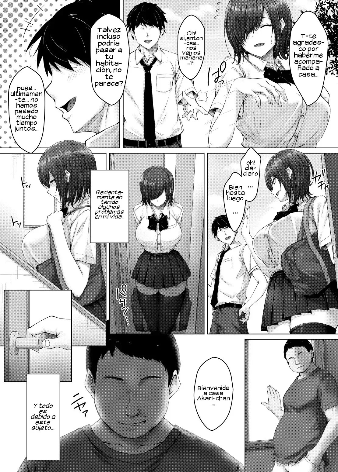 Kareshi ja Ikenai Kyonyuu Meikko, Dai Kirai na Oji-san no Sei Kaihatsu Massage ni Ochiru | Page 3