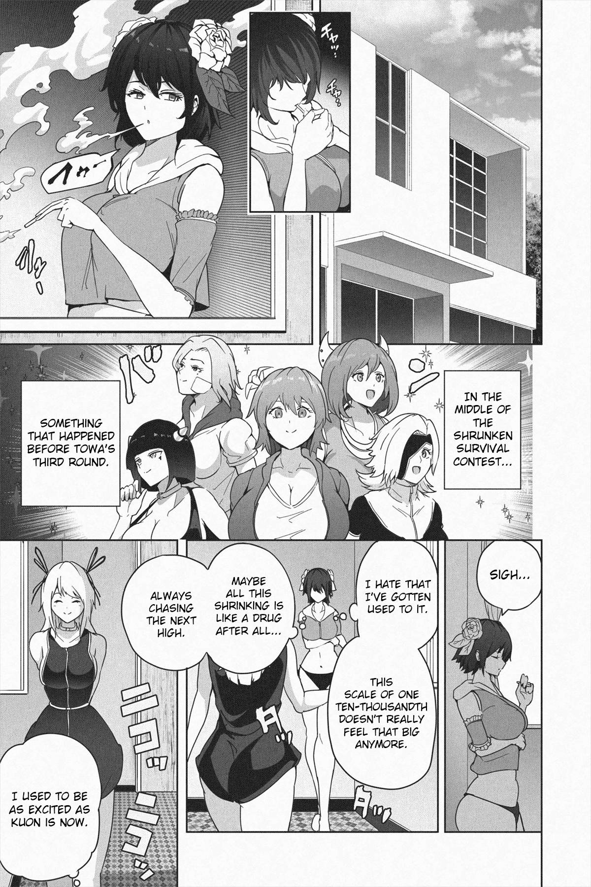 Shukushou Ikinokori Taikai Ch.1-6 | Shrinking Survival Competition Ch.1-6 | Page 108