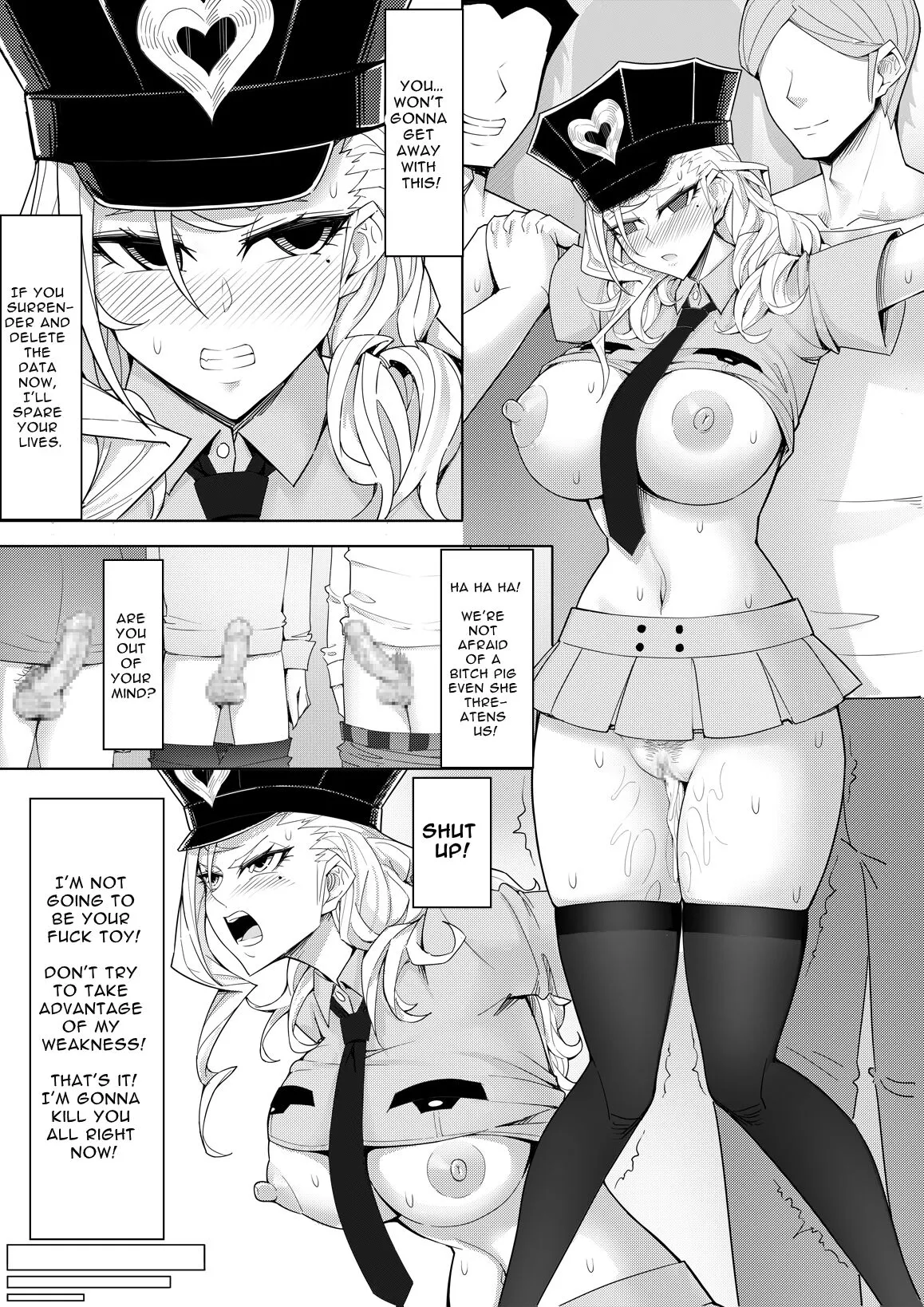 Fukei x Kyouhaku x Nakadashi | Female Police Officer x Blackmail x Creampie | Page 15