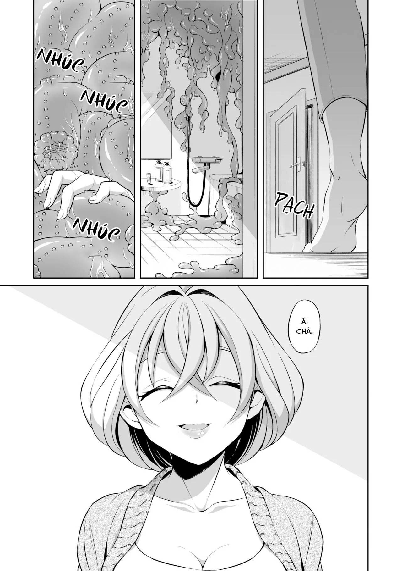 Ryoujoku Shokushu no Bathroom ~Ayashige na Otonari-san ni Moratta no wa Shokushu deshita~ | Page 33