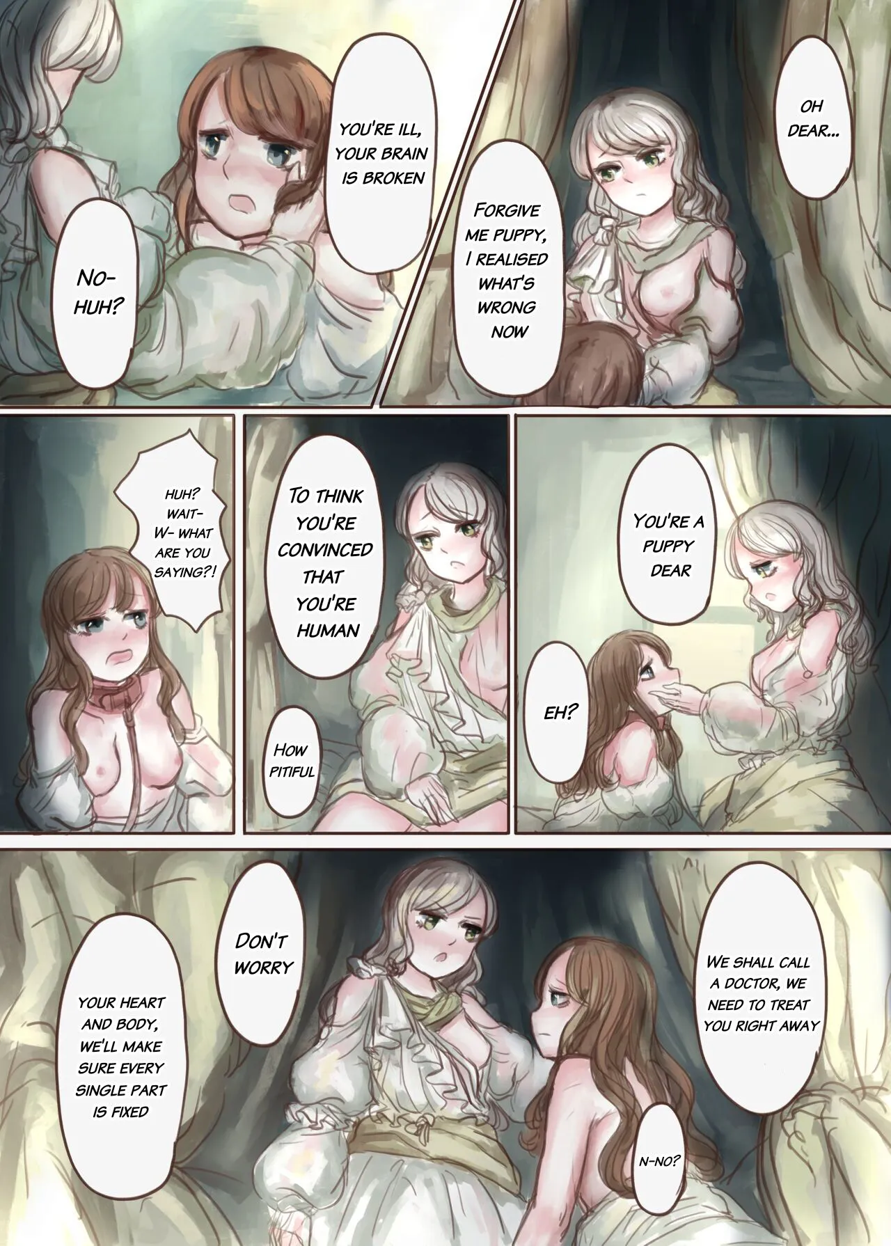 Kanemochi no Ojou-sama ga Dorei o Katte Wanko ni Kaizou suru Hon | The Wealthy Young Lady Who Bought A Slave And Turned Her Into A Puppy | Page 14