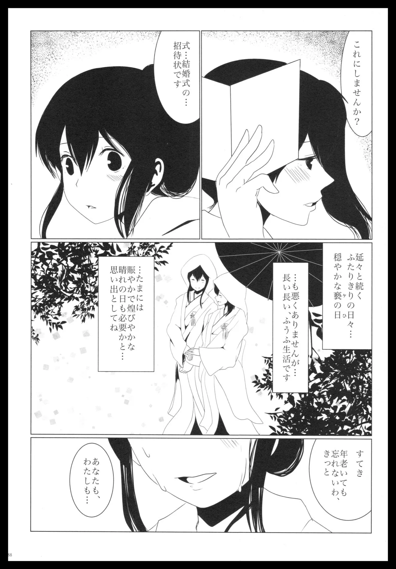 Akagi x Kaga Shinkon Shoya Anthology - 1st bite ~Hokori no Chigiri~ | Page 187