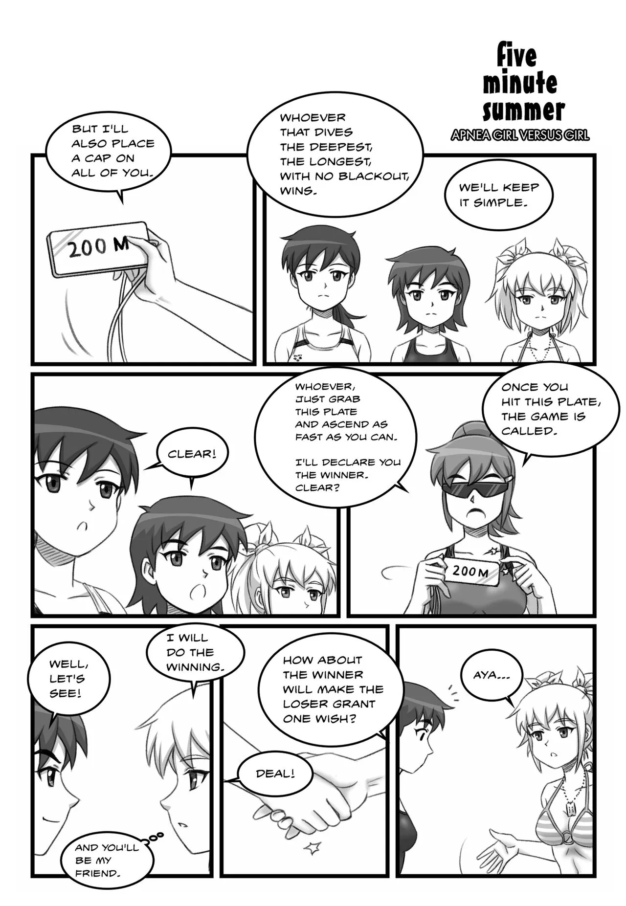 Apnea Girl Versus Girl | Page 136