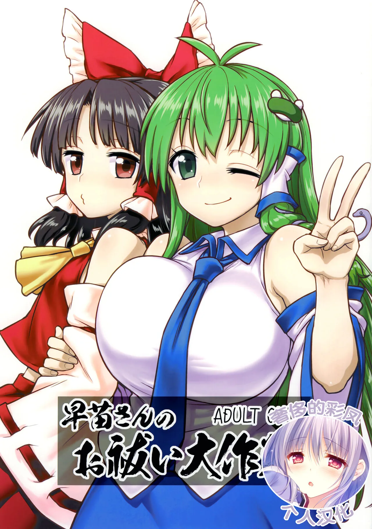 (C95) [110-GROOVE (Itou Yuuji)] Sanae-san no Oharai Daisakusen (Touhou Project) [Chinese] [奢侈的彩凤个人汉化]'s first page