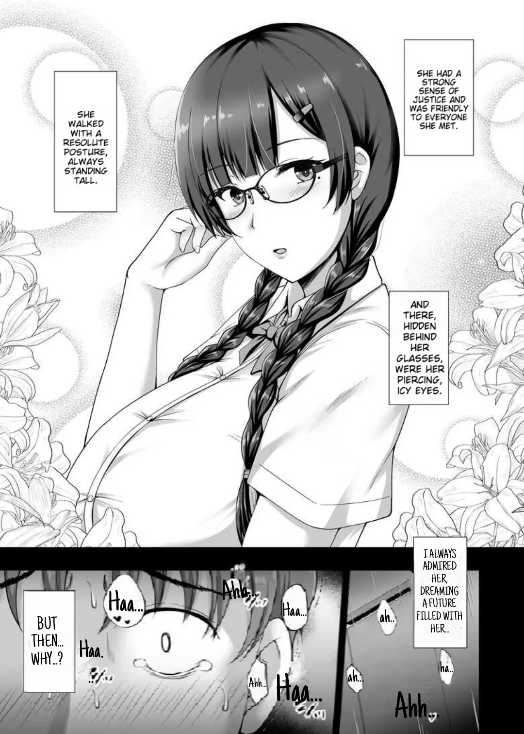 Why she took off her glasses ~The Unrequited Love of the Class President with Huge Tits who allowed herself to be Manipulated by her Boyfriend~ | Page 3