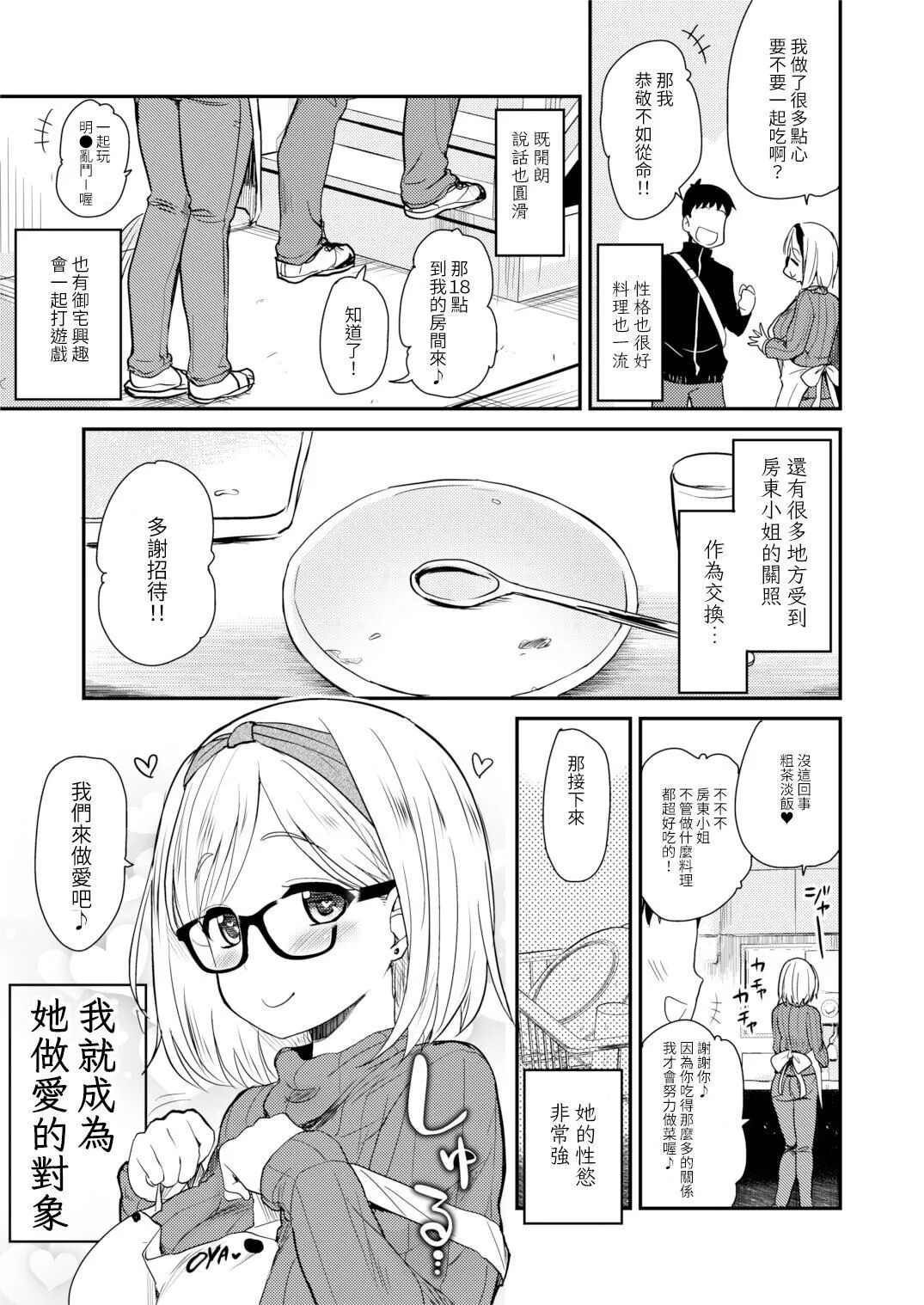 Uchi no Apart no Ooya-san wa Seiyoku ga Tsuyosugite Komatteiru node, Yoku Yoru no Aite o Shiteagete imasu. | Page 5