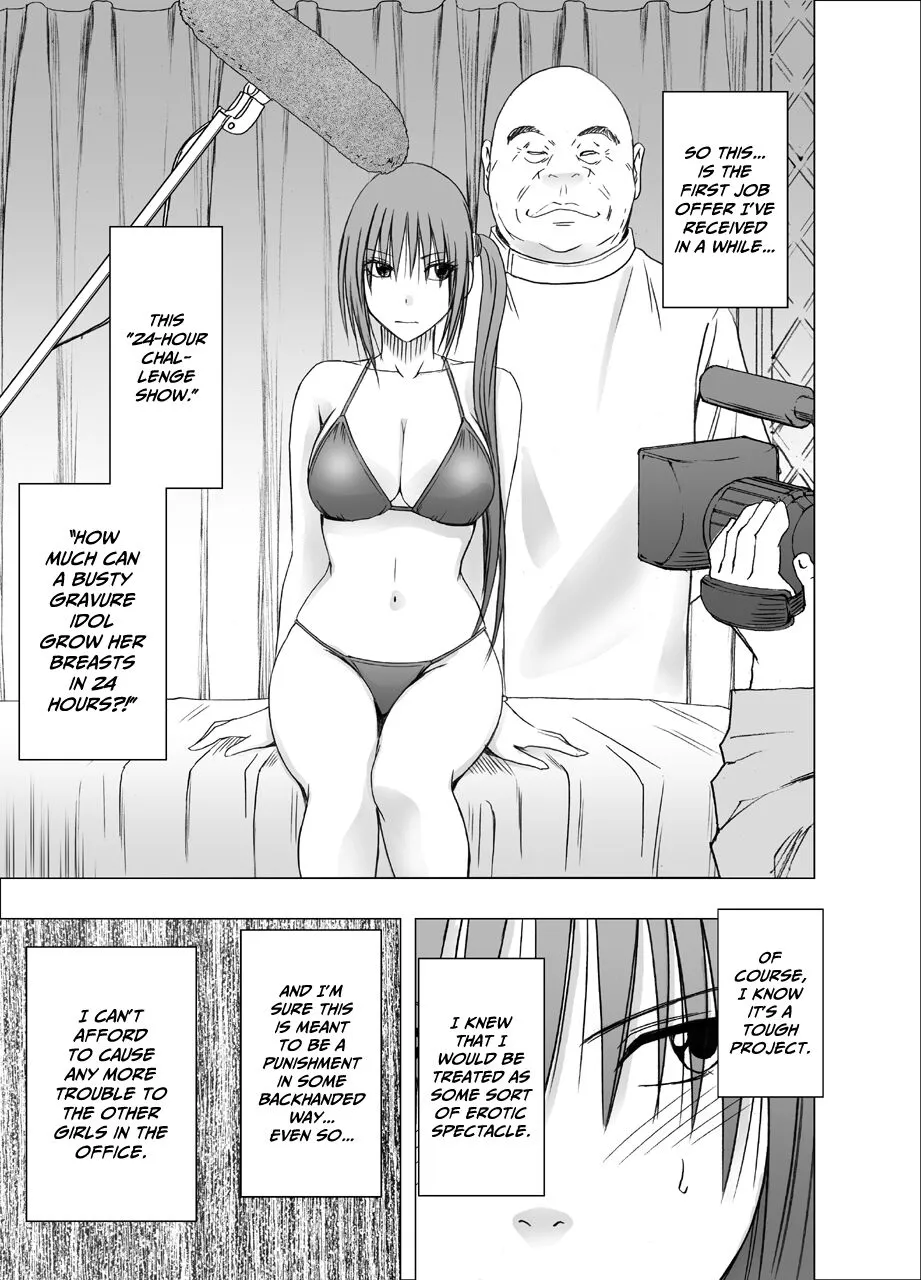 24-jikan Taikyuu Ero Massage -Namahousou no Net Televi de Hamerateta Kyonyuu Idol- | Page 5