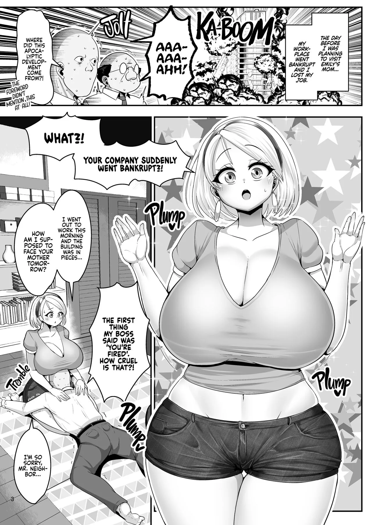 H Daisuki Kinpatsu Hakujin Bakunyuu Ryuugakusei ga Tonari no Heya ni Hikkoshite Kita!! 2 | A Nymphomaniac Blonde Exchange Student with Gigantic Tits Moved in Next Door!! 2  {2d-market.com} | Page 5