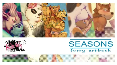 SEASONS furry artbook's main title page