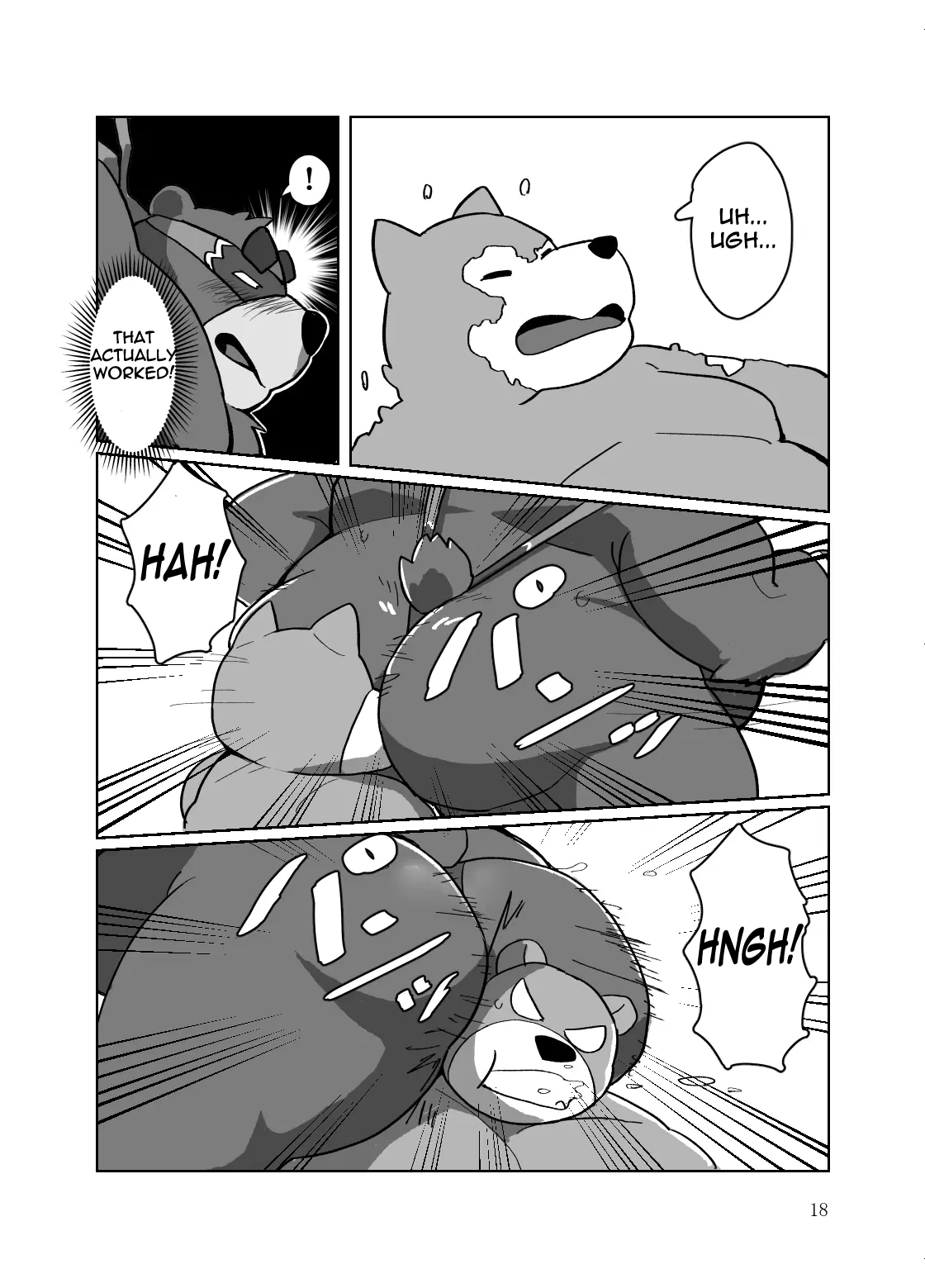 Roshutsu Hentai Dosukebear| Exhibitionist Pervert Dosukebear | Page 17