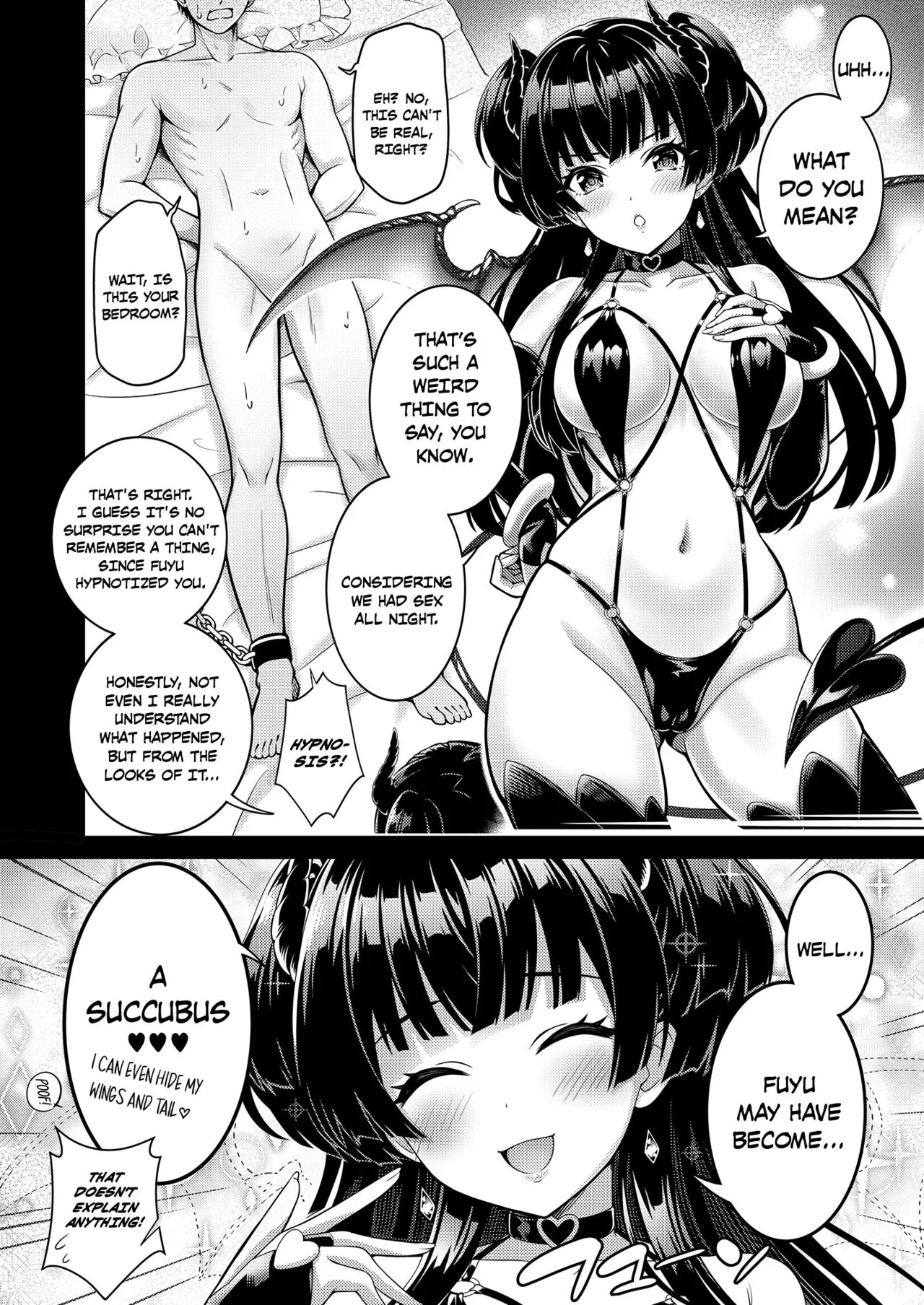 Anta wa Koko de Fuyu ni Kawareru no yo!! ~Succubus na Fuyuko to Taneinu no Ore~ - A succubus girl and a breeding dog | Page 5