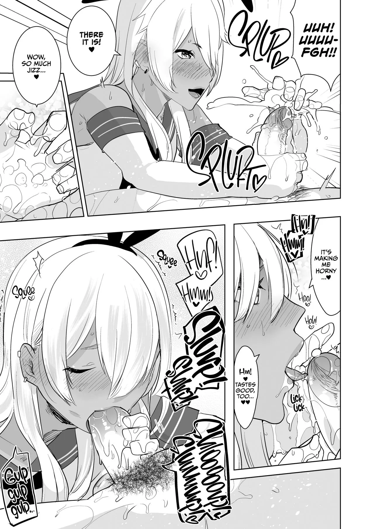 Kasshoku Otokonoko DeliHeal no Erohon ~Yattekita Shimakaze-kun wa Daigaku no Charai Kouhai de――?! Hen | Tan Crossdressing Call Boy   {2d-market.com} | Page 6