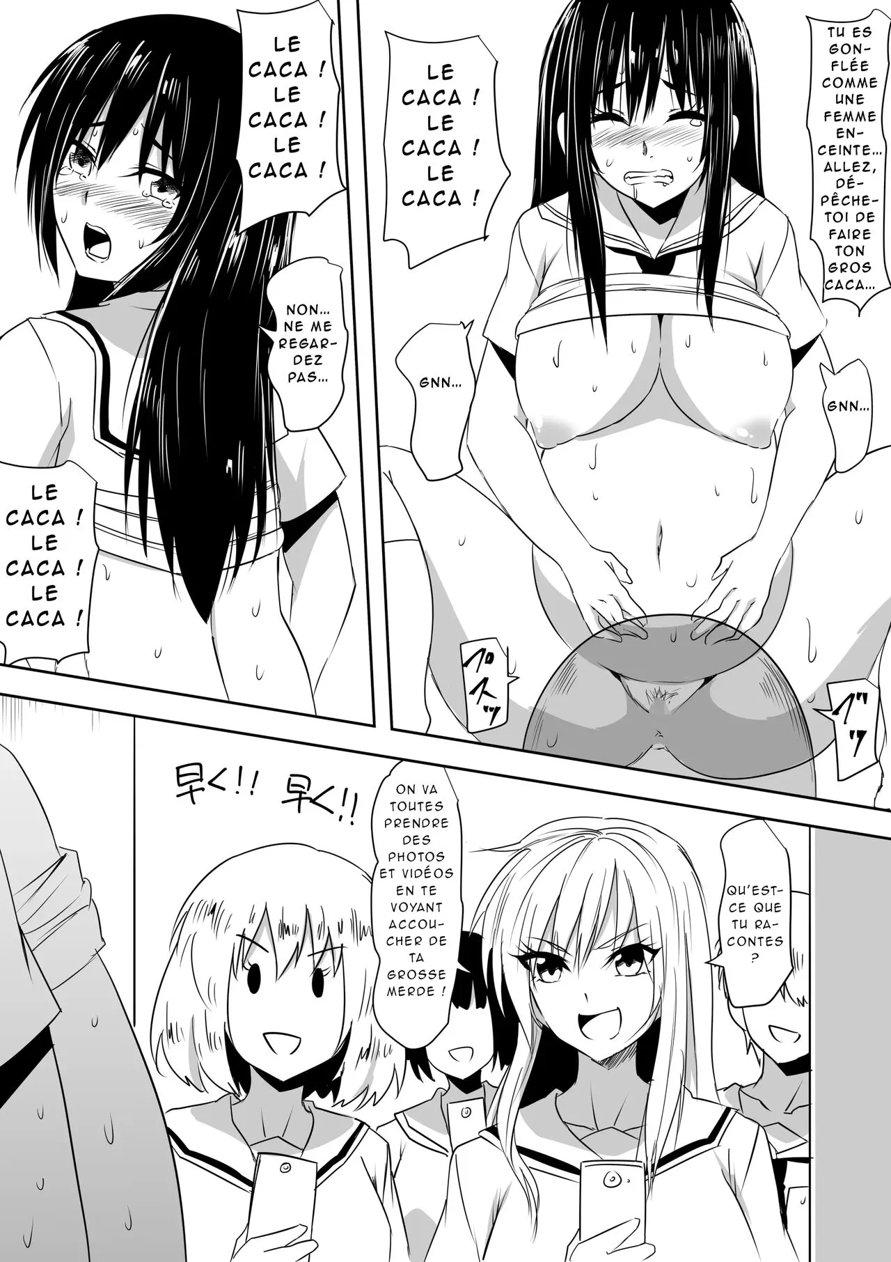 Tenkousei Hentai SM Ijime | Une étudiante transférée a subi un supplice SM pervers | Page 23