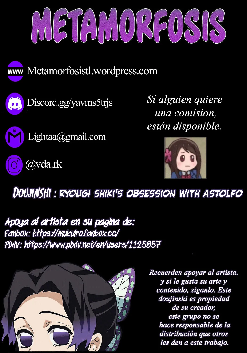 La obsesión de Ryougi Shiki con Astolfo   {MetamorfosiS} | Page 5