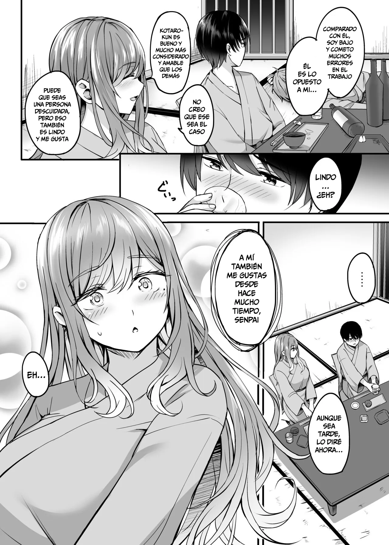 Hitozuma to Onsen to. | Una Mujer Casada en Una Fuente Termal | Page 9