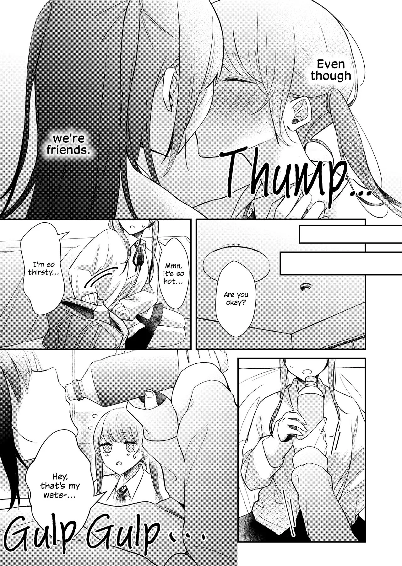 Tsukiattenai Futari ga Ofuro de  Ecchi na Koto Suru Hanashi |  A Story of Two Girls Who Are Not Dating Having Sex in the Bath | Page 3