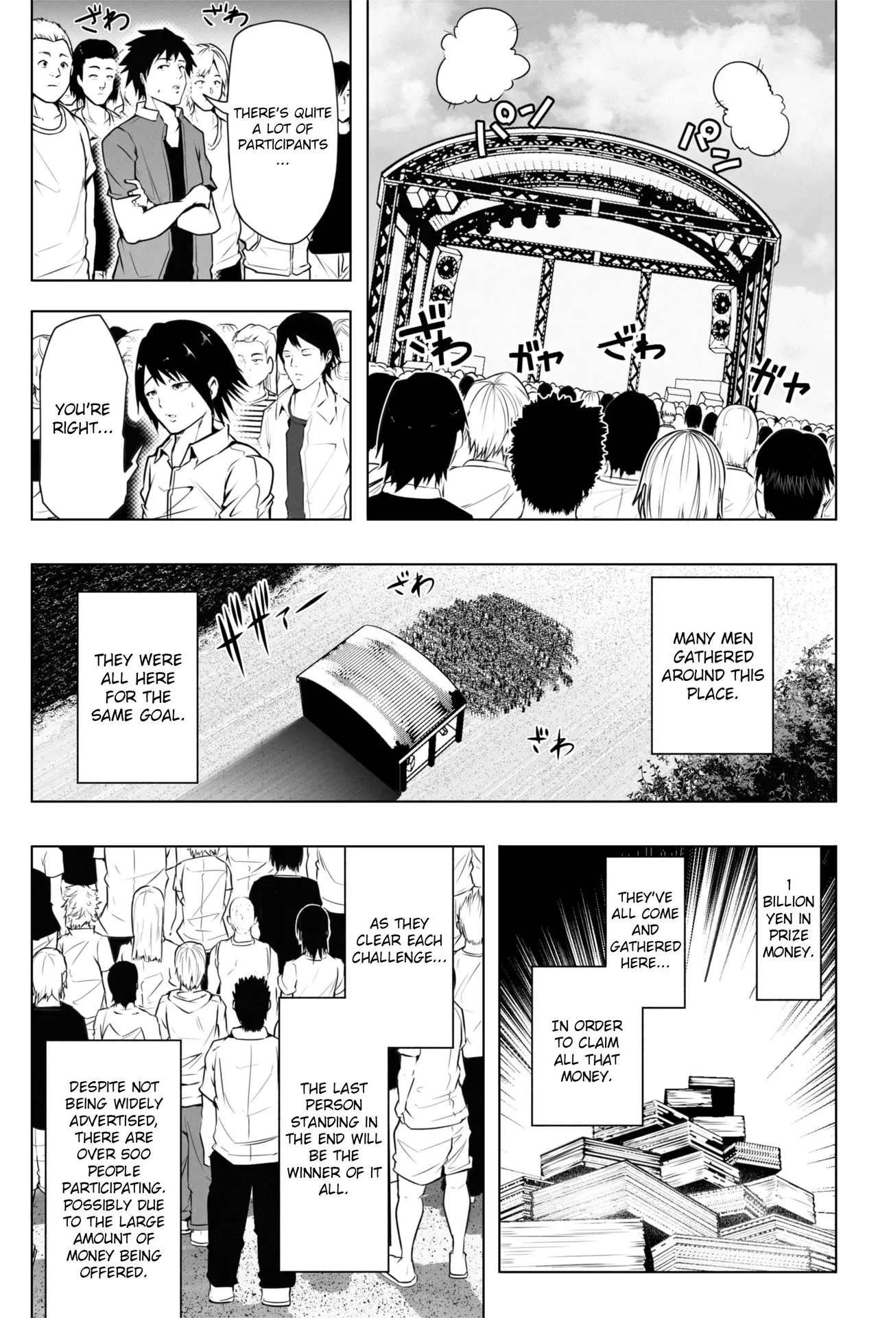 [Soryuu] Shukushou Ikinokori Taikai Ch.1-6 | Shrinking Survival Competition Ch.1-6 [English]'s first page