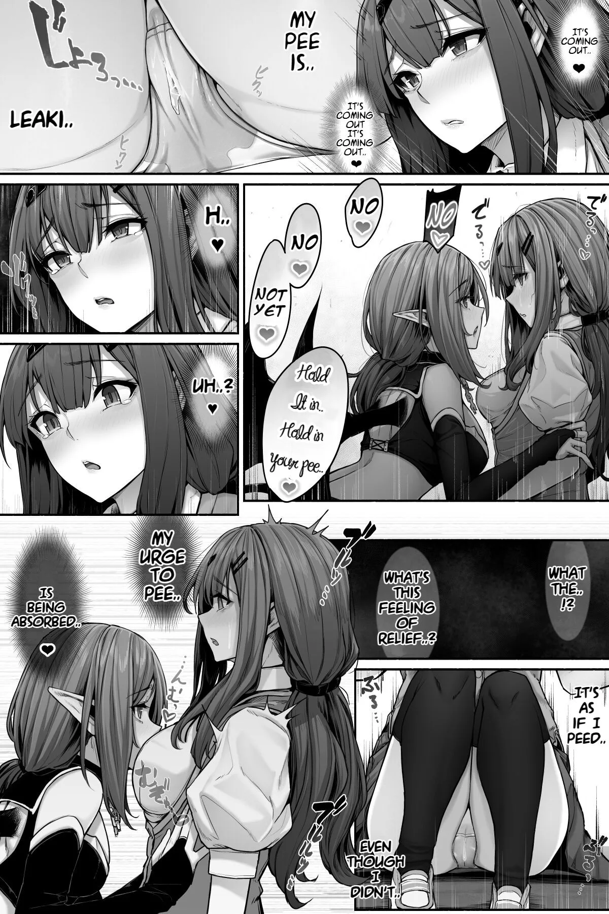 Succubus ni Nyoui o Suwarete Oshikko Sasete Moraenai! | Page 9