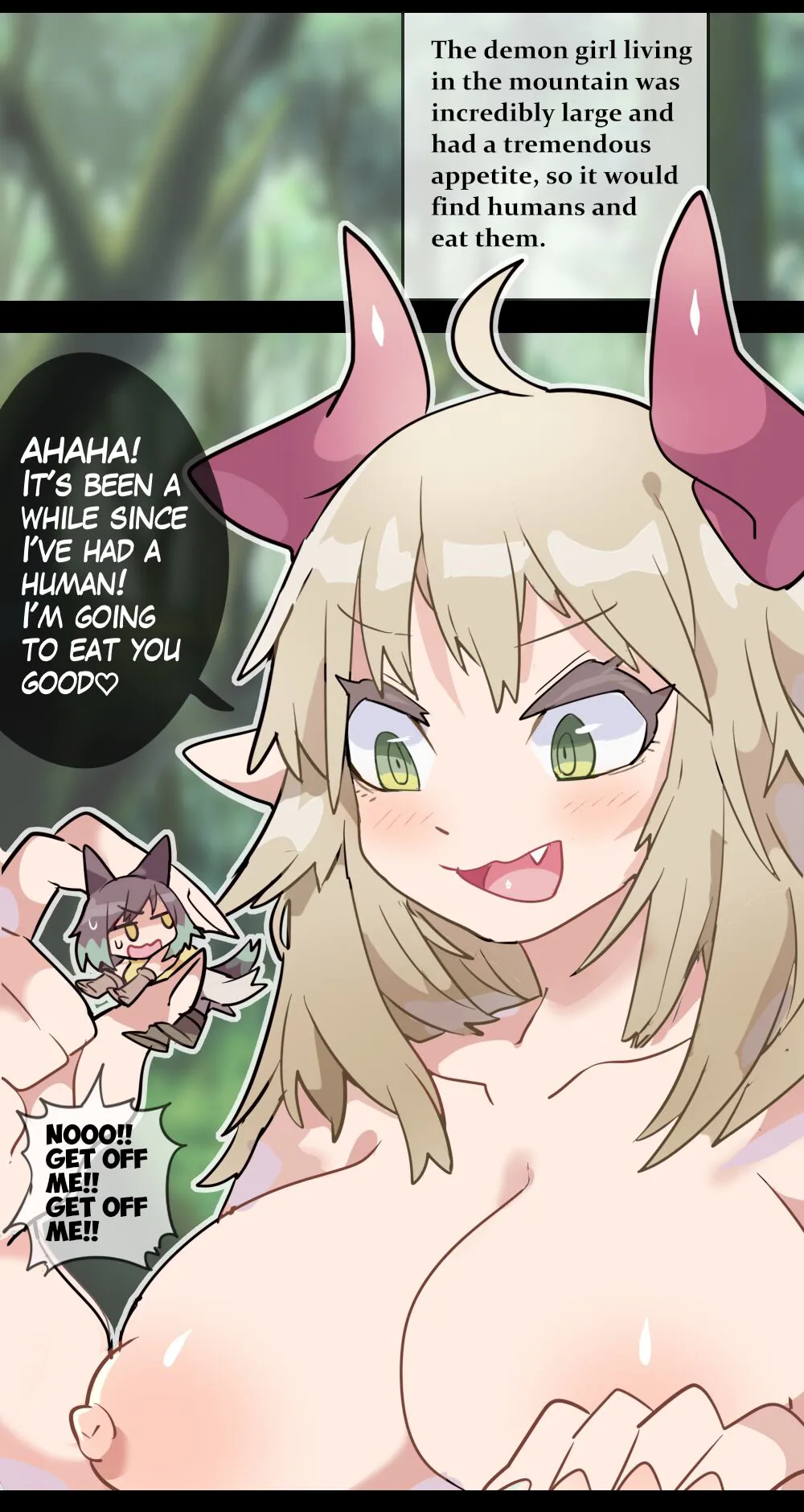 [imaat] Giant Demon Girl VORE & GTS [English / Japanese]'s first page