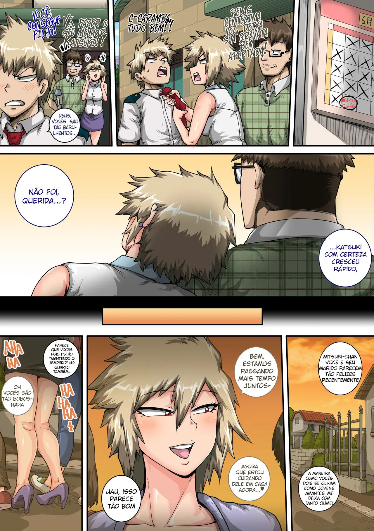 Boku no Harem Academia Bakugou Mama to no Natsuyasumi "Chuunen" | Férias de Verão com a Mãe do Bakugo Parte 2 | Page 15