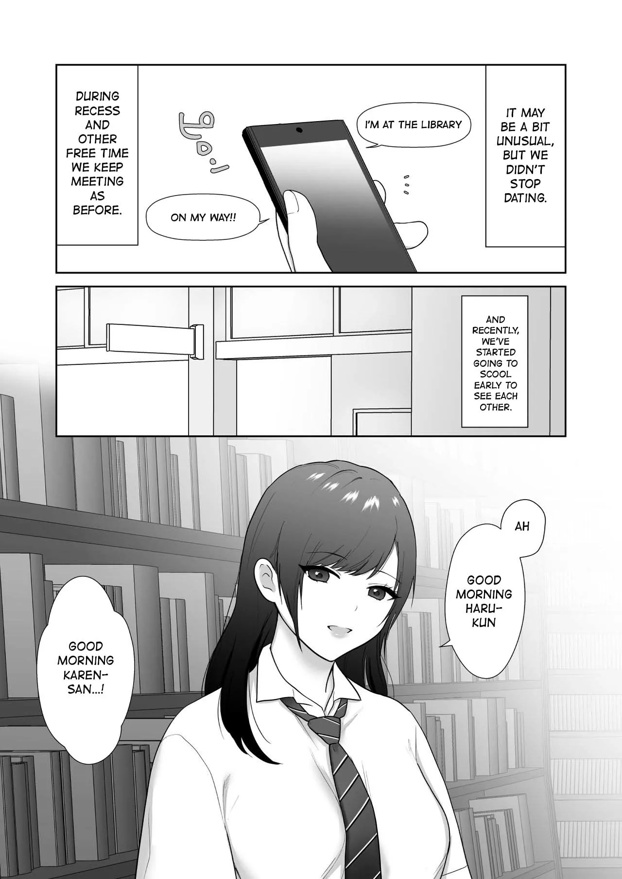 Toshoiin no Karen-san 3 | Karen-san of the Library Committee 3 | Page 4