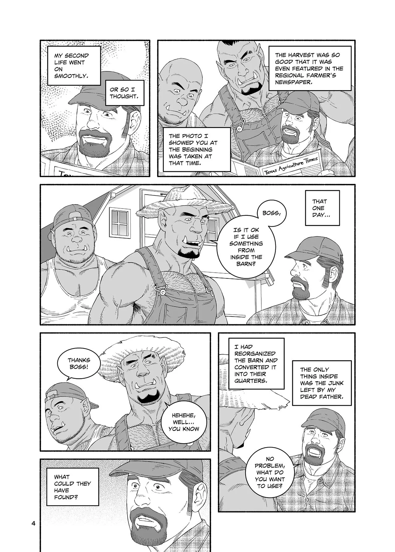 Tagame Gengoroh] B.S.B. Big Sir's Bitches : A Farmer - In the Case of Ted Sterling | Page 5