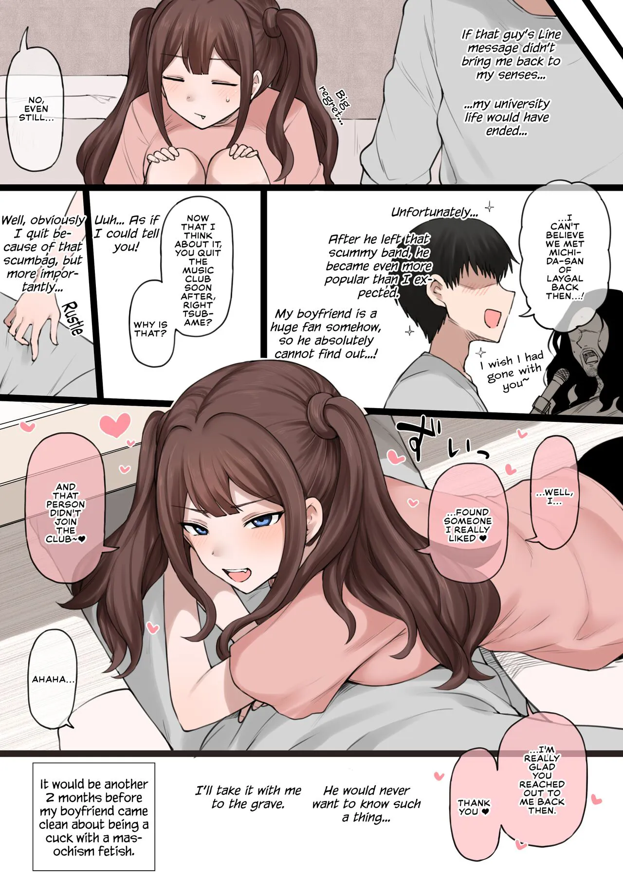 Boku no Netorase Seiheki ni Tsukiatte kureru Kanojo | A Girlfriend Who Plays Along with My Cuckold Fetish + Prequel + CG | Page 56