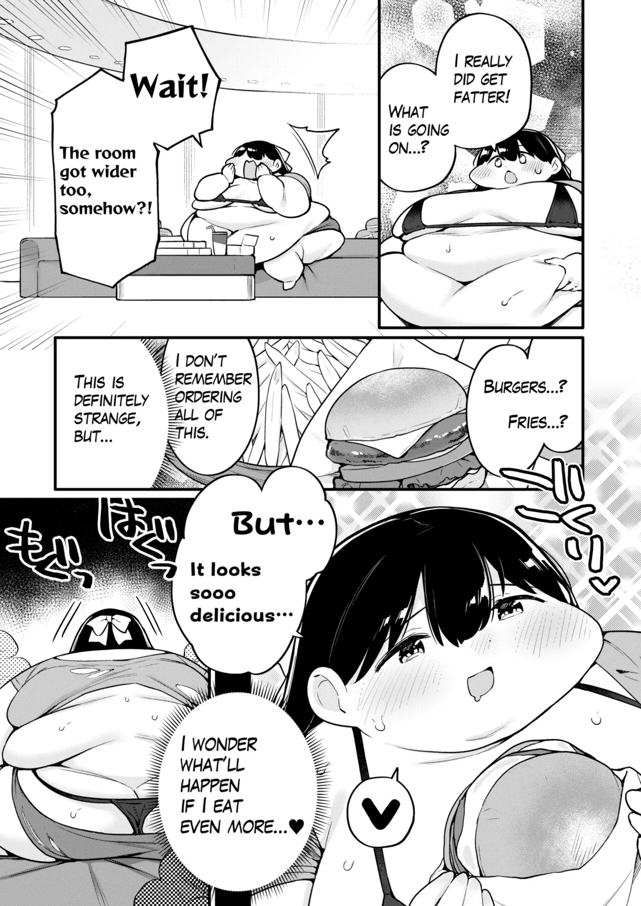 Ayano's Weight Gain Diary: Dream! | Page 3