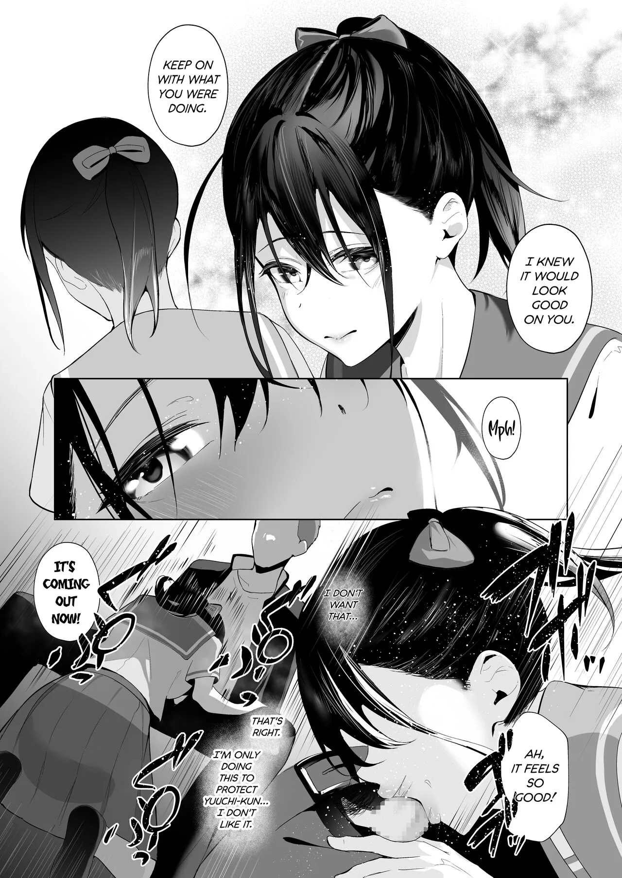 Kamikazari ~Boku no Downer-kei Kanojo ga Class no Kyokon DQN ni Me o Tsukerareta Hanashi~ | Hair Ribbon - How My Reserved Girlfriend Was Targeted By A Big-Cocked Fuckboy In My Class. | Page 32